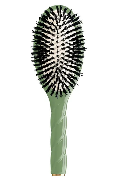 La Bonne Brosse N.01 The Large Shine & Care Hairbrush in Sage Green at Nordstrom | Nordstrom