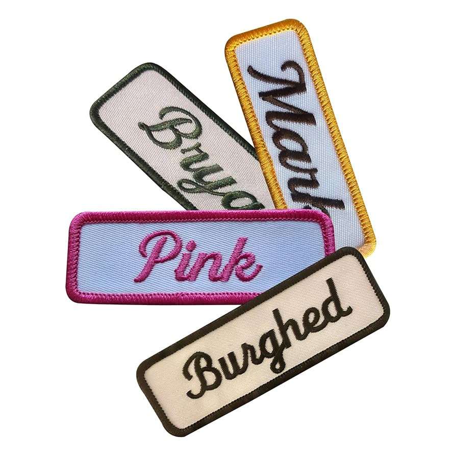 Custom Embroidered Name Patches – Personalized Iron-On, Sew-On & Hook & Loop Patches – Custom... | Amazon (US)