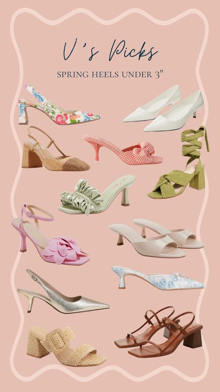 Favorite spring and Summer heels