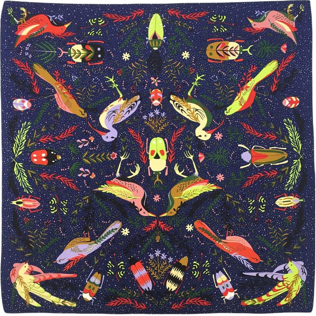 Julunar Silk Like Head Scarf for Women - Satin Large Hair Scarves - 35" Square Silk Hair Wrap for Sl | Amazon (US)