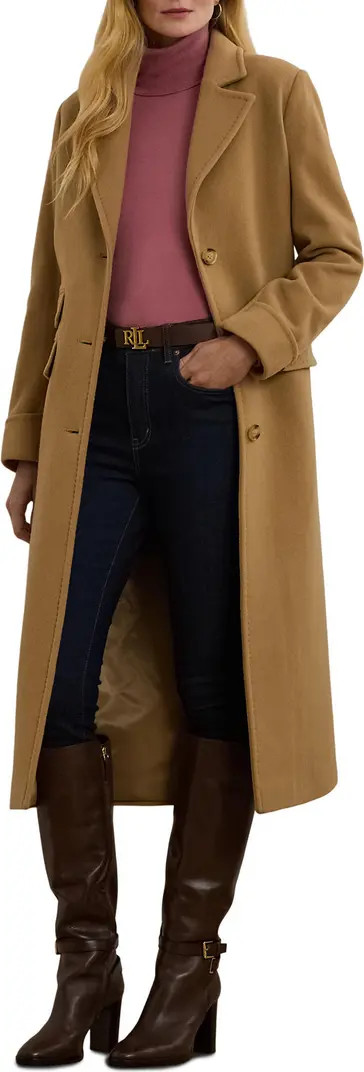 Lauren Ralph Lauren Wool & Cashmere Blend Coat | Nordstrom | Nordstrom