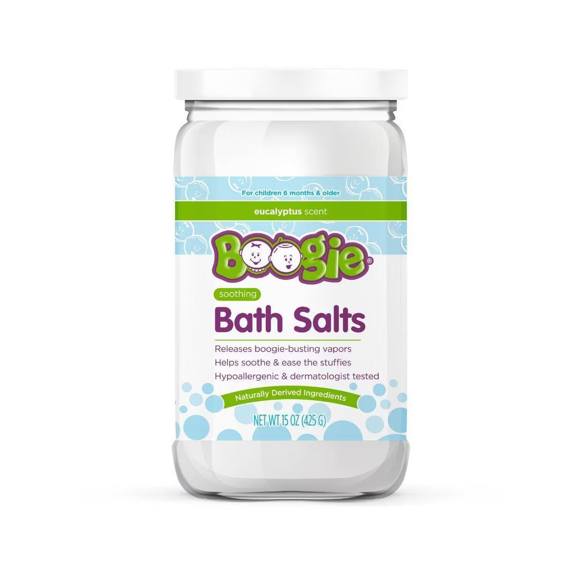 Boogie Vapor Bath Salts with Eucalyptus & Peppermint - 15oz | Target