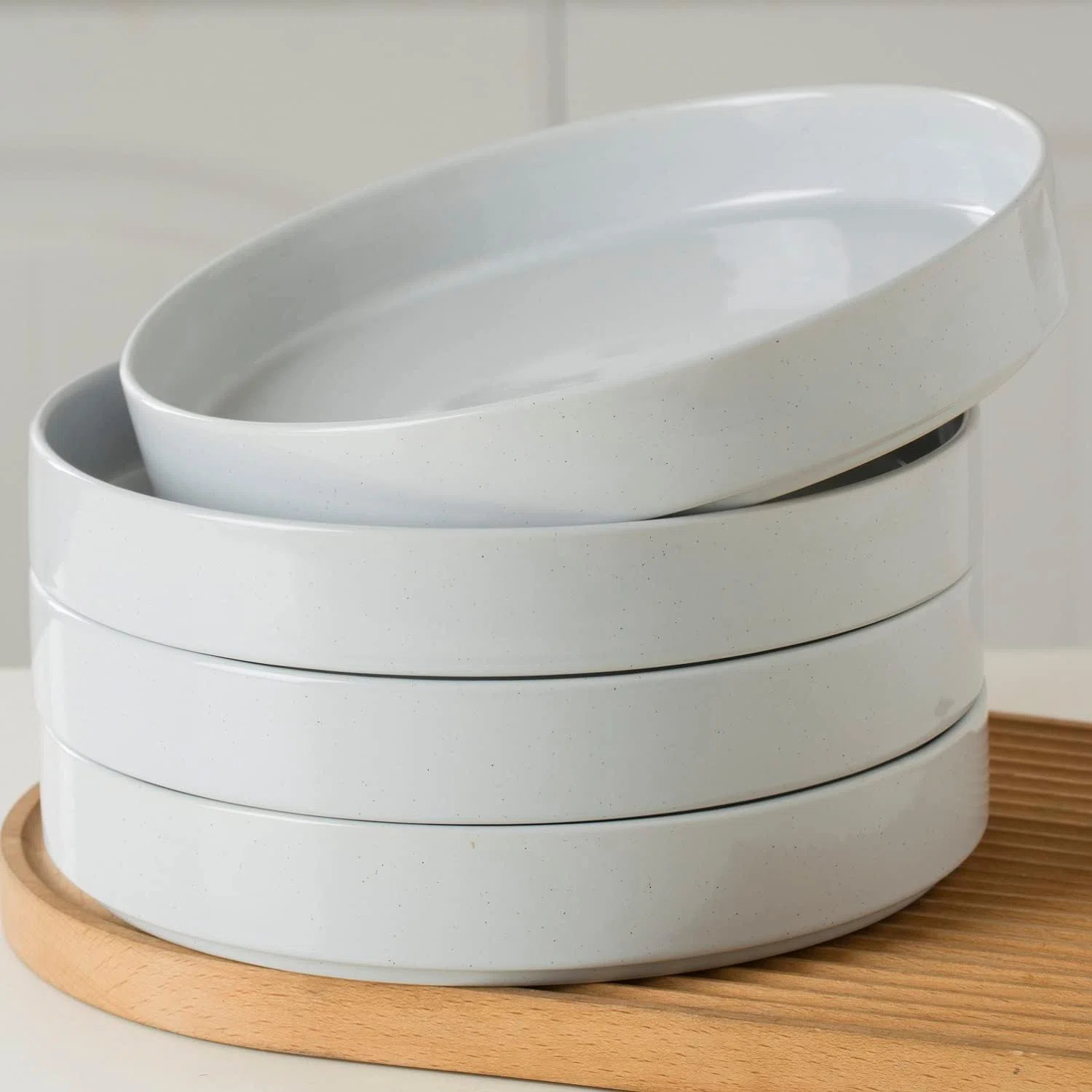 Esther Joss & Main Stoneware 8.75" Large Pasta Bowl (Set of 4) | Wayfair North America