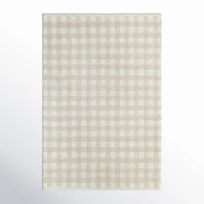 Lavande Plaid Wool Area Rug | Wayfair North America