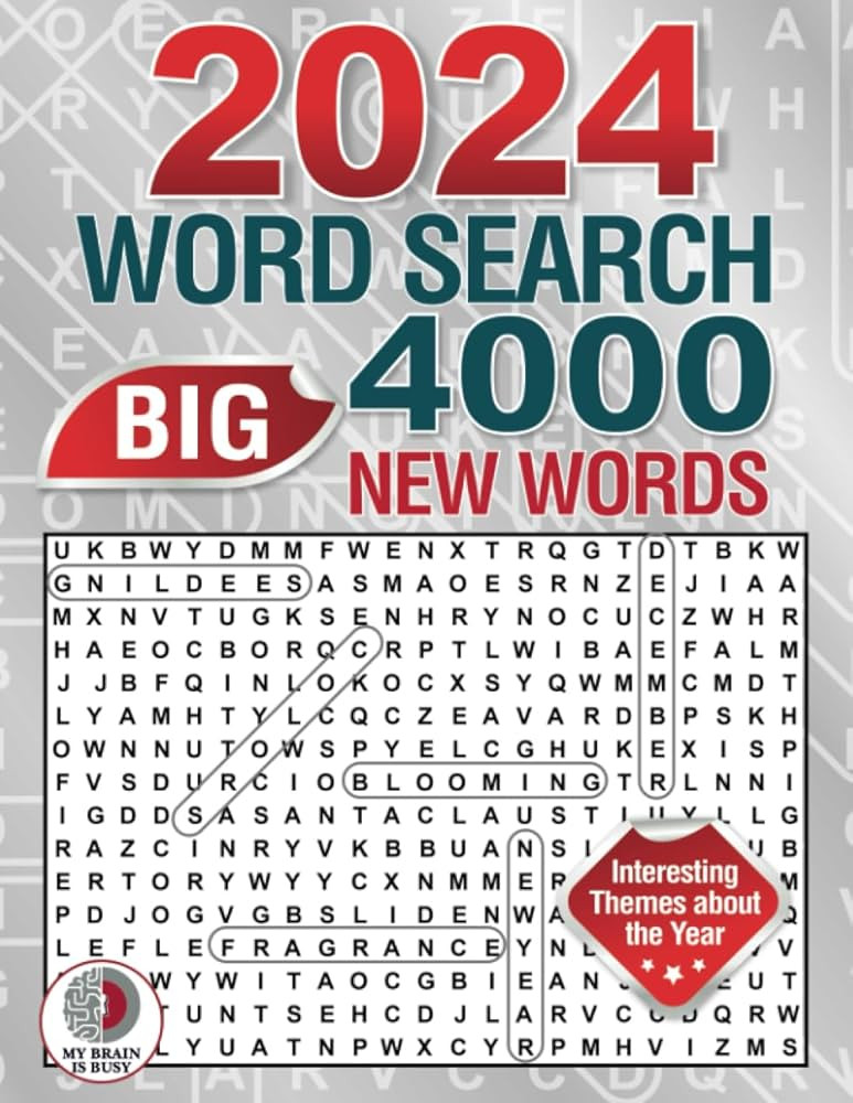 BIG 4000 New Words Word Search for Adults: 100+ Large Print Puzzles with Interesting Themes about... | Amazon (US)