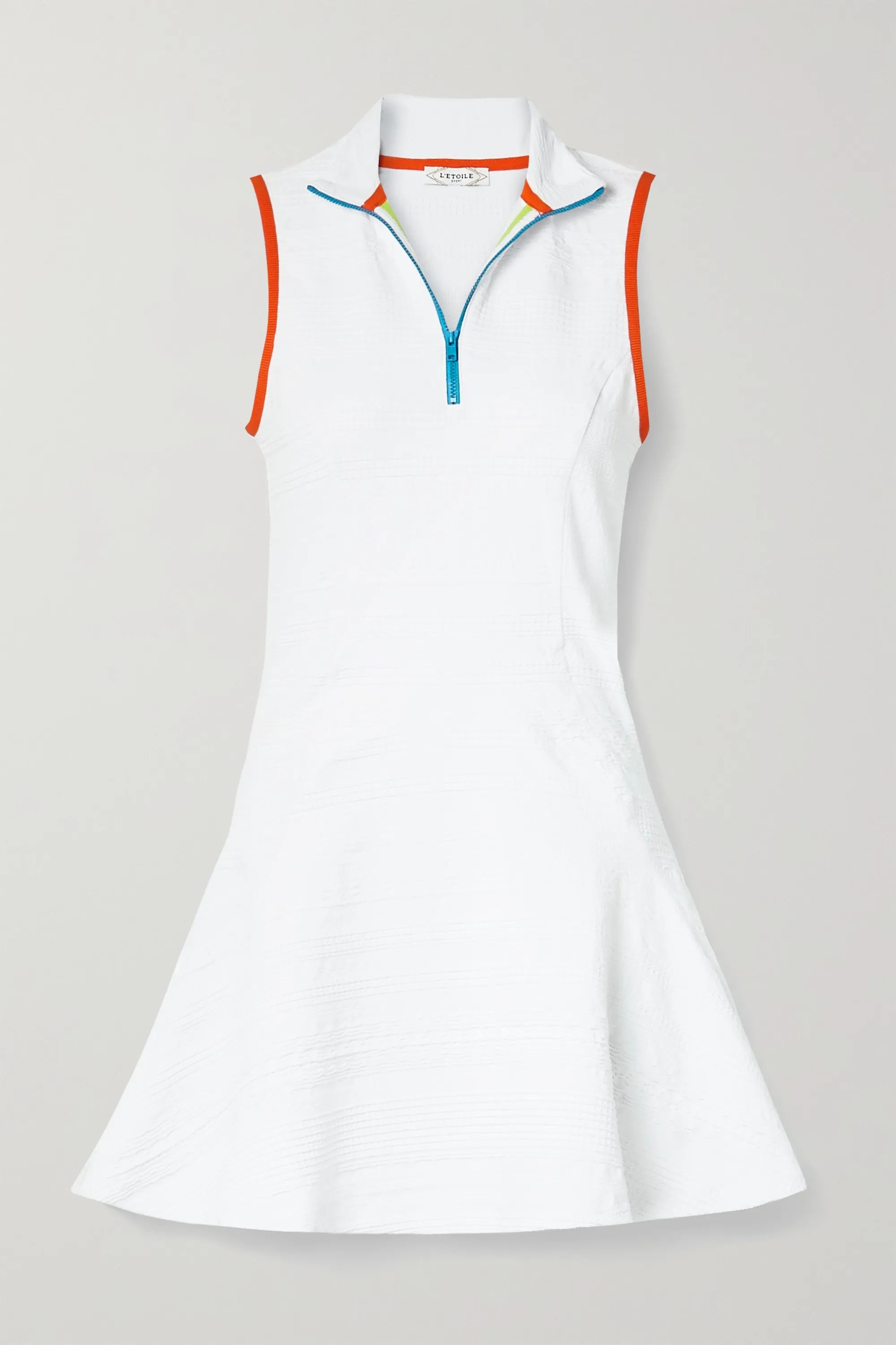 Textured stretch-jersey tennis dress | NET-A-PORTER (US)