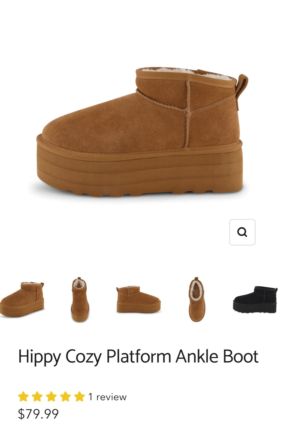 Hippy Cozy Platform Ankle Boot curated on LTK