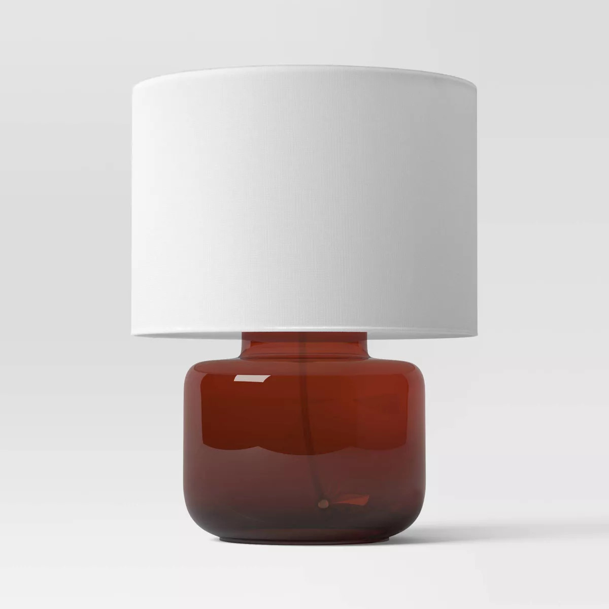Amber Glass Table Lamp Brown - Threshold™ | Target