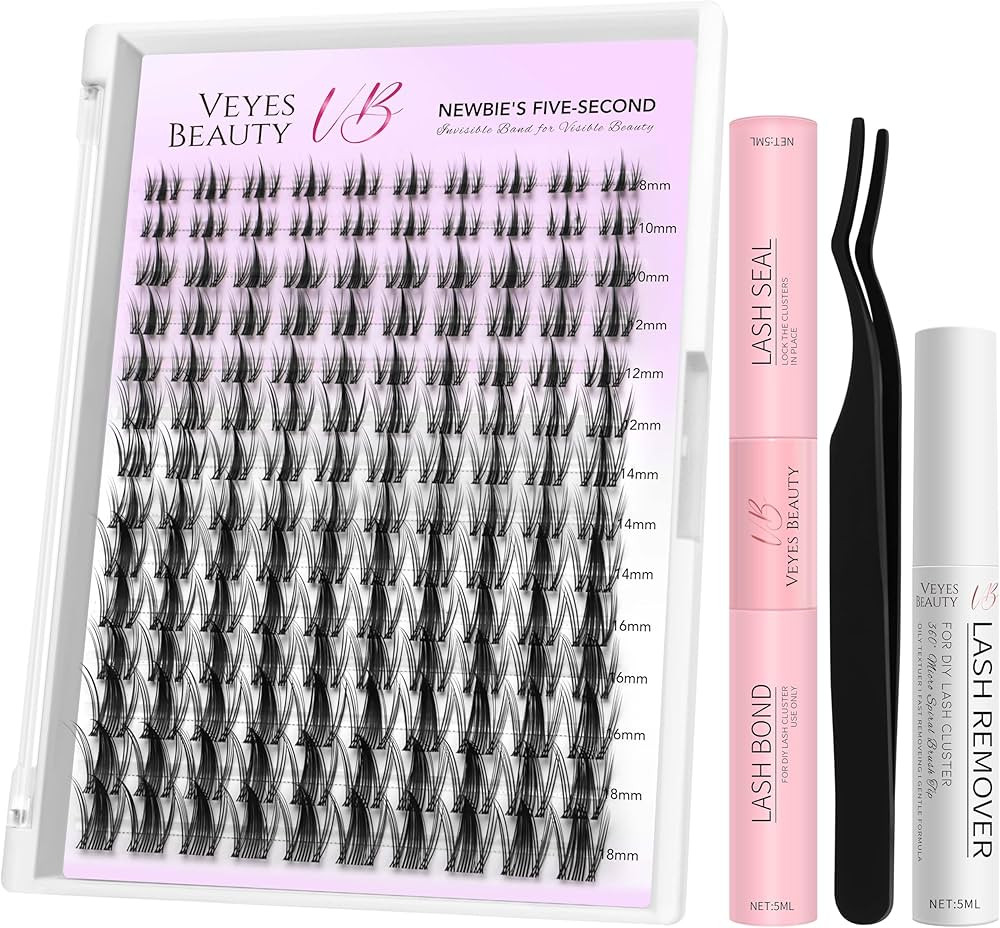 VEYESBEAUTY lash clusters is very simple to use and can create any eyelash effect you want. You c... | Amazon (US)