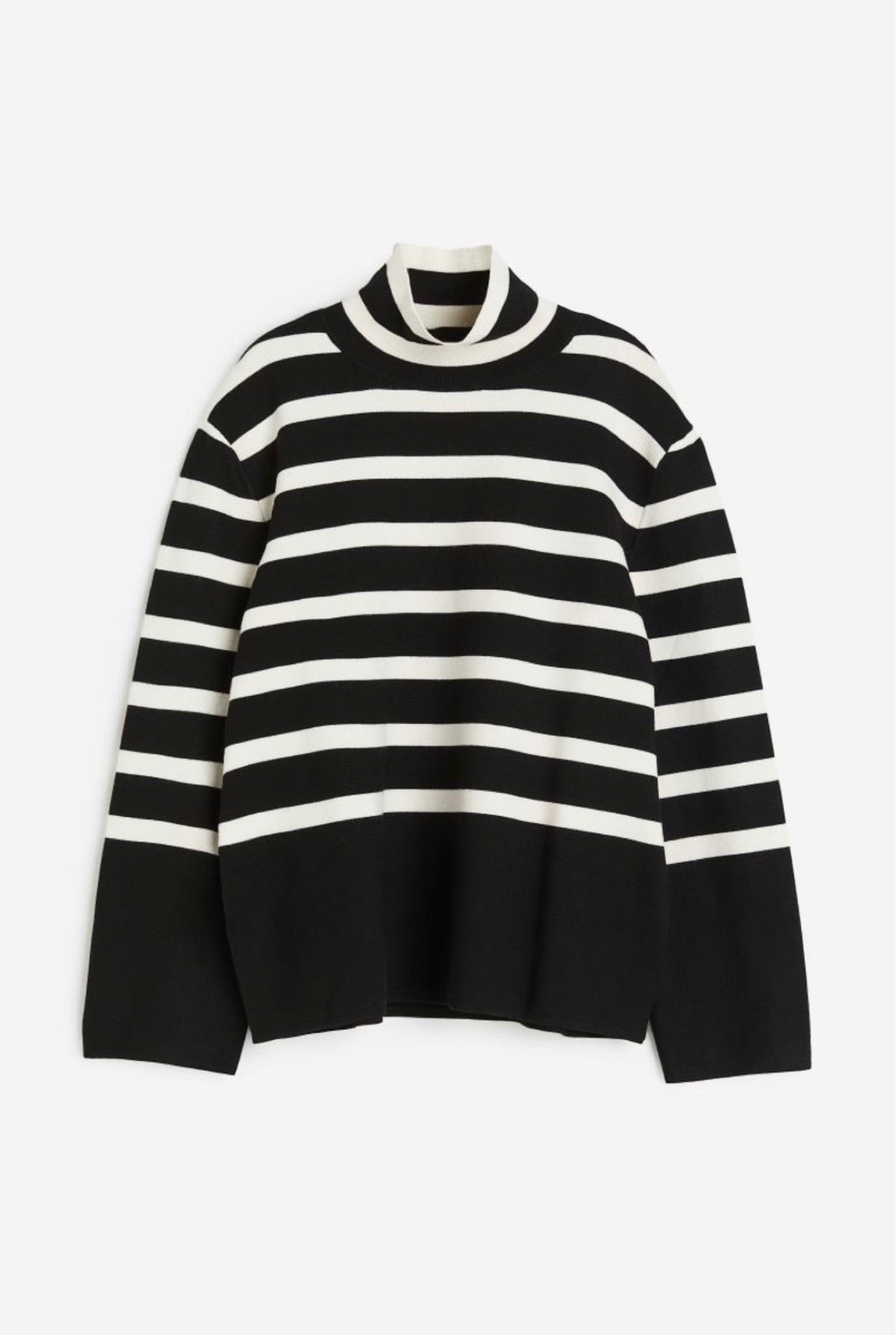 Black and white striped knitted turtleneck jumper for autumn/winter🖤 #handm #autumnwinter #autumnoutfit #knitwear #stripedjumper

#LTKFind #LTKSeasonal #LTKstyletip