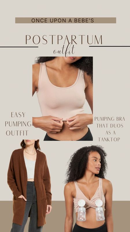 Pumping bra // nursing bra // postpartum outfit // new mom tips 

#LTKunder50 #LTKbump #LTKbaby