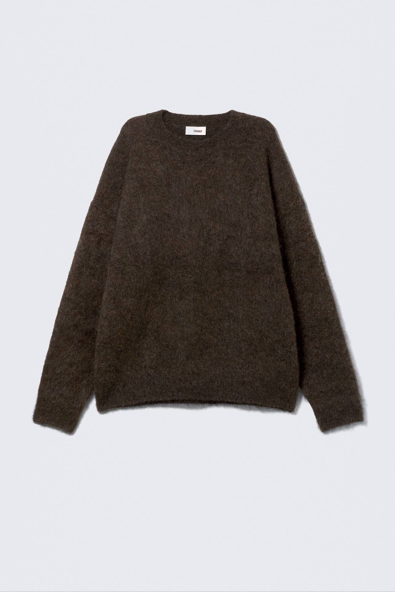 Oversized Knitted Mohair Blend Sweater | H&M (UK, MY, IN, SG, PH, TW, HK)