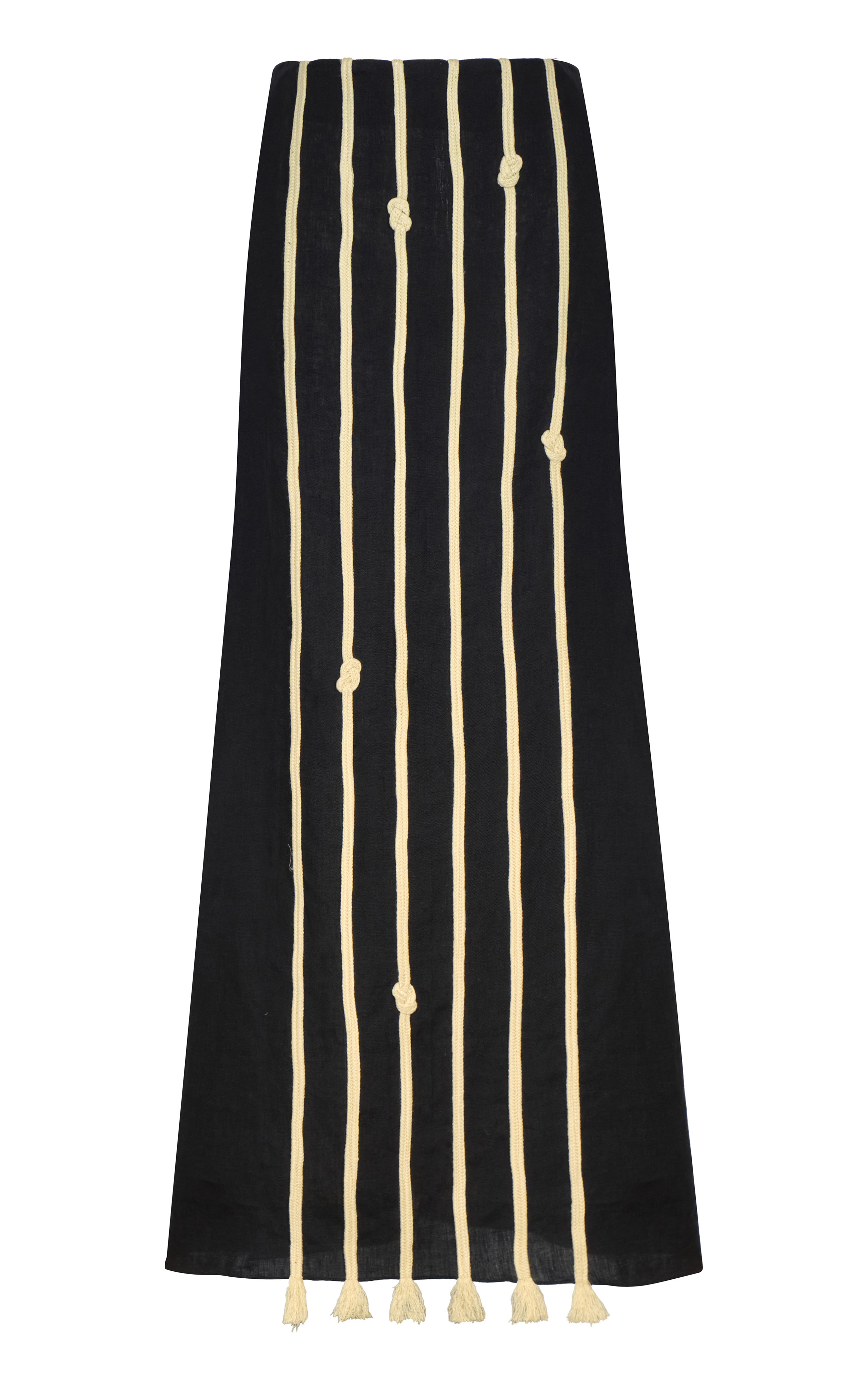 Bucanera Appliquéd Linen Maxi Skirt | Moda Operandi (Global)