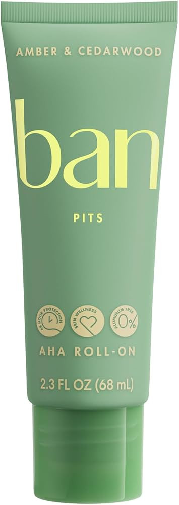 Ban Invisible Roll-on Antiperspirant and Deodorant for Women and Men, 48-Hour, Aluminum Free, Amb... | Amazon (US)