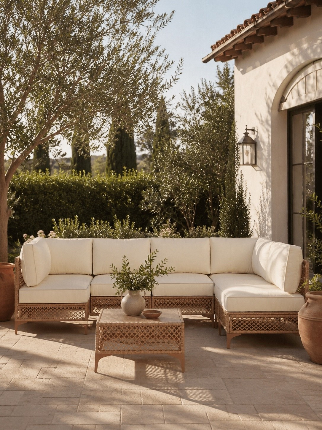 Outdoor Patio Goals 🌿☀️

Creating a relaxing outdoor retreat starts with timeless pieces that blend comfort and style. This beautiful sectional offers plenty of seating for gathering with family and friends, while the warm woven texture and neutral cushions create an elevated, resort-inspired look. Paired with classic planters, layered greenery, and natural materials, this patio feels like a private escape right at home.

Whether you’re hosting summer evenings, enjoying morning coffee, or simply unwinding outdoors, a cozy sectional setup like this instantly transforms your backyard into an inviting extension of your home.

Follow @farmtotablecreations on Instagram for more cozy home finds and trending decor.

#LTKHome #OutdoorLiving #PatioInspiration #BackyardGoals #OutdoorFurniture #PatioDecor #BackyardDesign #OutdoorEntertaining #HomeDecorFinds #OutdoorStyle #SummerLiving #EuropeanFarmhouseStyle #NeutralDecor #LuxuryOutdoorLiving #GardenInspiration #BackyardOasis #CozyHome #OutdoorSpaces #LTKSeasonal #FarmToTableCreations

#LTKHome #LTKSaleAlert