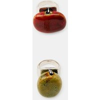 Zara - Pack Of 2 Maxi Stone Rings - Silver - M - Woman | Zara US