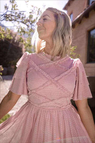 Tara Dress in Blush | Ivy City Co