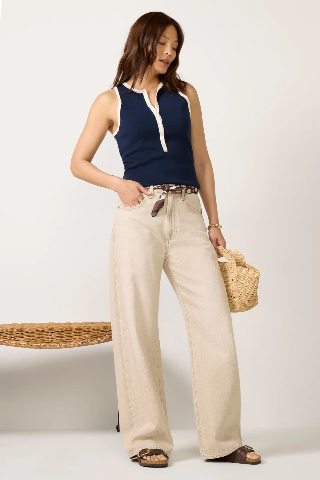 Arellia 32` Wide Leg Jean | Evereve