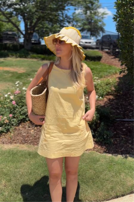 Dress to impress this summer with a pop of sunshine! This yellow stunner, complete with a spicy open back, radiates southern charm. Pair it with a this hat for those perfect southern vibes wherever you go!

#LTKFindsUnder100 #LTKFindsUnder50 #LTKStyleTip