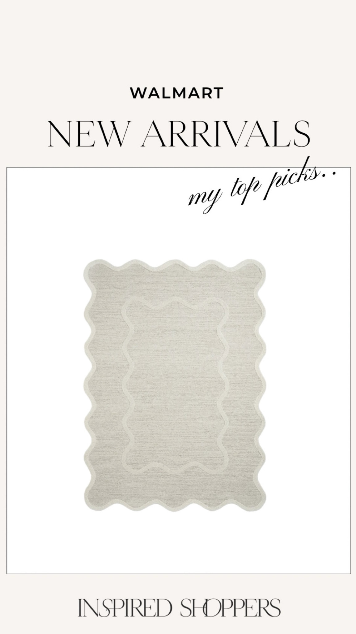 Walmart new rug release! This scalloped rug is the cutest!!! 

Tap to shop! 

#LTKSaleAlert #LTKSeasonal