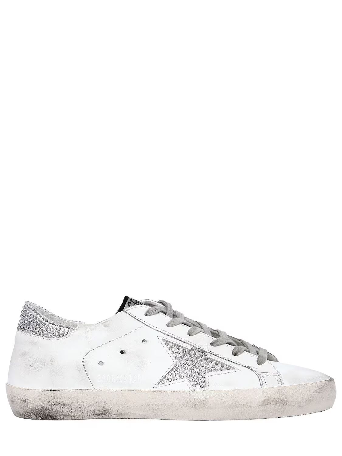 20MM SUPER STAR SWAROVSKI SNEAKERS | Luisaviaroma