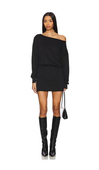 Caddie Mini Dress in Black | Revolve Clothing (Global)