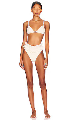 La Reveche Fatima Bikini Set in Ivory from Revolve.com | Revolve Clothing (Global)