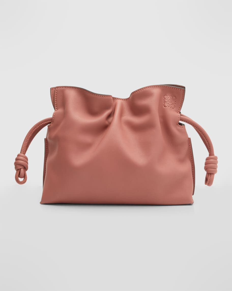 Loewe Flamenco Mini Napa Drawstring Clutch Bag | Neiman Marcus