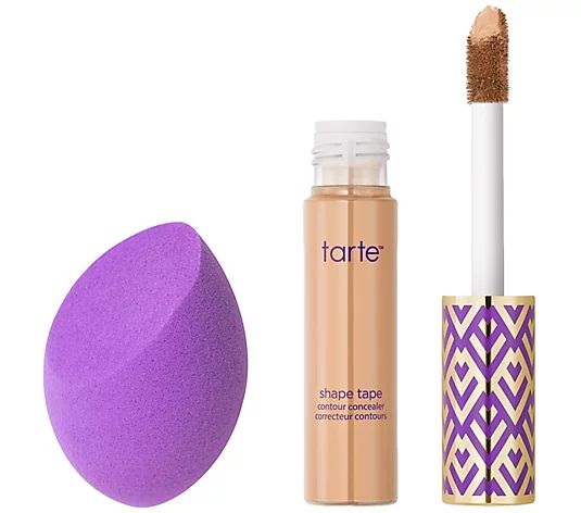 tarte Shape Tape Concealer w/ Sponge | QVC