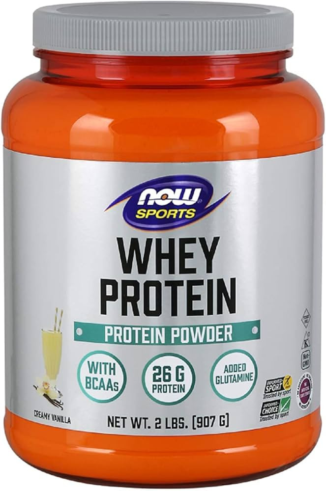 NOW Foods Sports Whey Protein Natural Vanilla - 2 lbs | Amazon (US)
