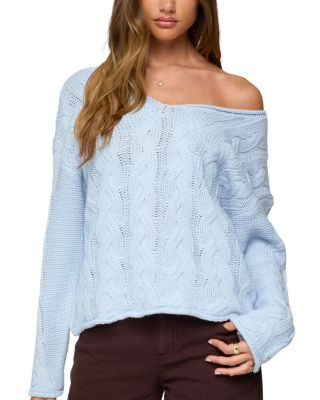 Inga Oversized Cable Knit Sweater | Bloomingdale's (AU)