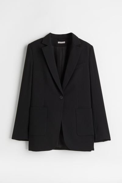 Single-breasted Linen-blend Jacket | H&M (US + CA)