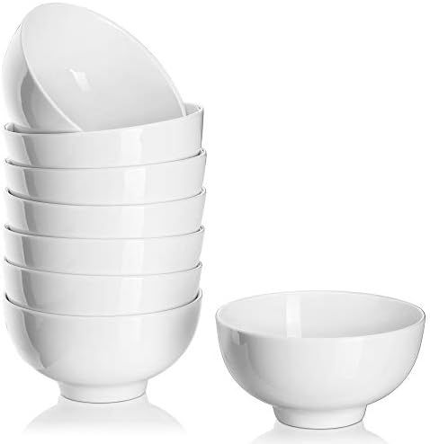 DOWAN 10 Ounce Small Bowl, Porcelain Dip Bowls, Portion Control, Sturdy & Stackable, Microwave & ... | Amazon (CA)