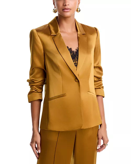 Kylie Satin Blazer | Bloomingdale's (US)