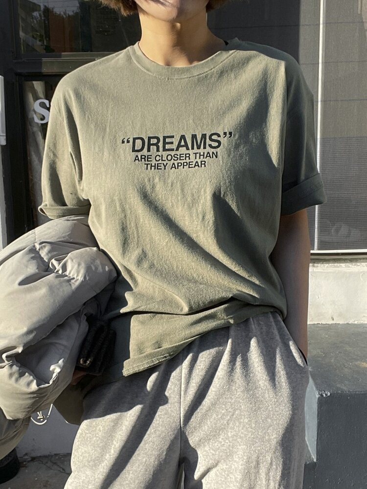 DAZY Slogan Graphic Drop Shoulder Tee | SHEIN