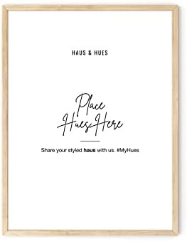 Haus and Hues 12"x16" Beige Oak Wood Frames Set of 1 - 12x16 Poster Frames Frame for Wall Art, Fr... | Amazon (US)