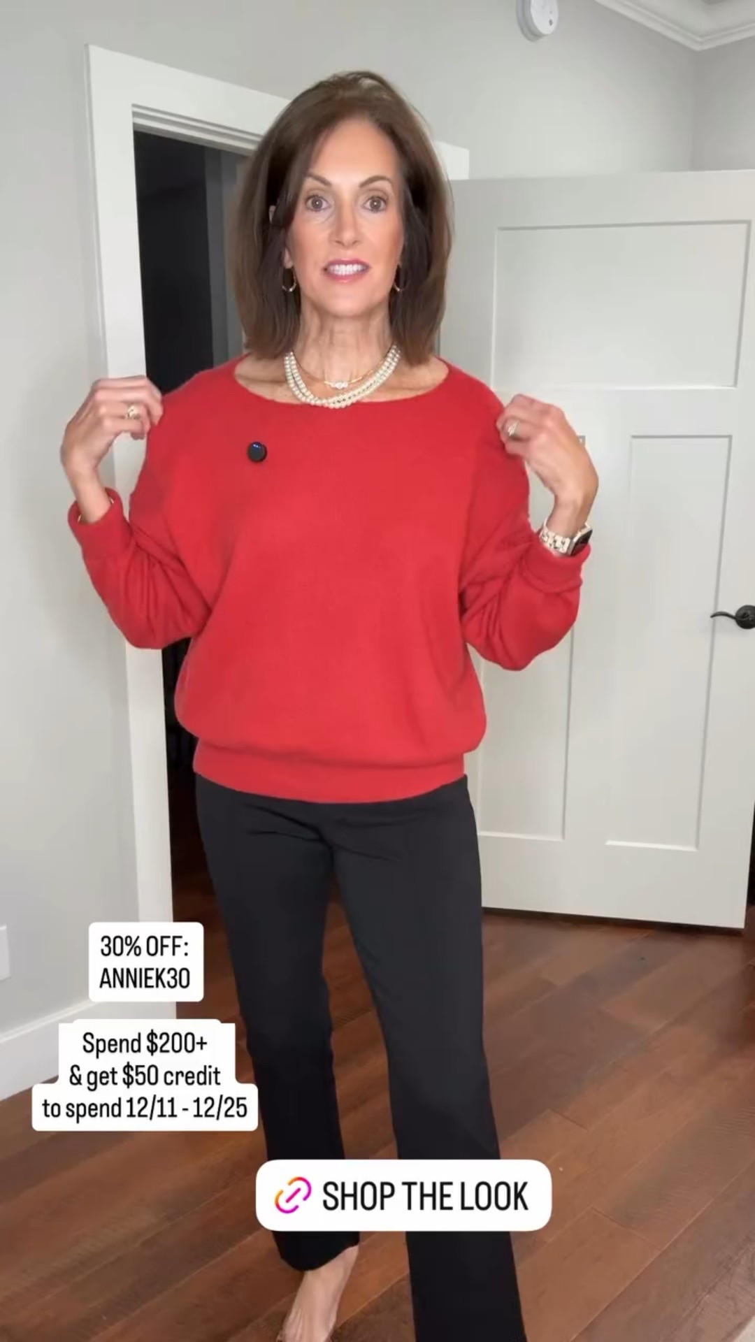 30% OFF: 
ANNIEK30

Spend $200+ 
& get $50 credit 
to spend 12/11 - 12/25