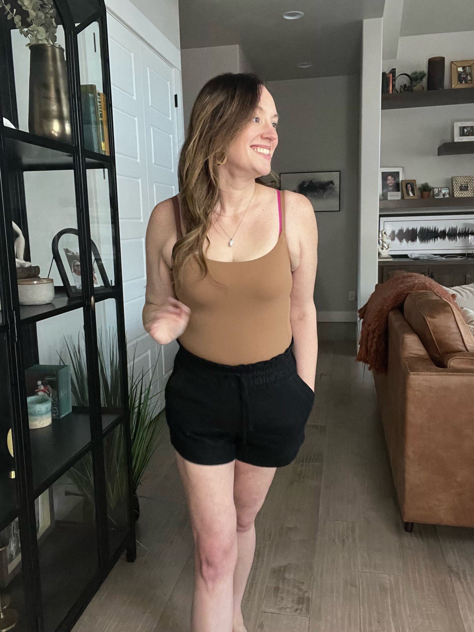 SKIMS DUPE BODYSUIT at Target. Neutral classic wardrobe piece for a capsule  

#LTKunder50 #LTKFind #LTKSale