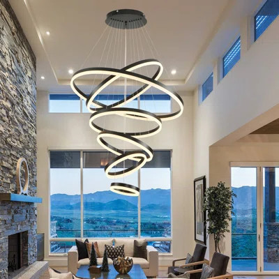 Divo LED Geometric Chandelier | Wayfair North America