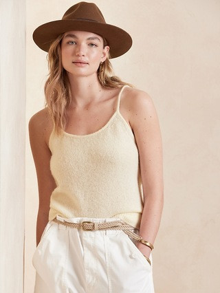 Allegra Brushed Cashmere Tank | Banana Republic (US)