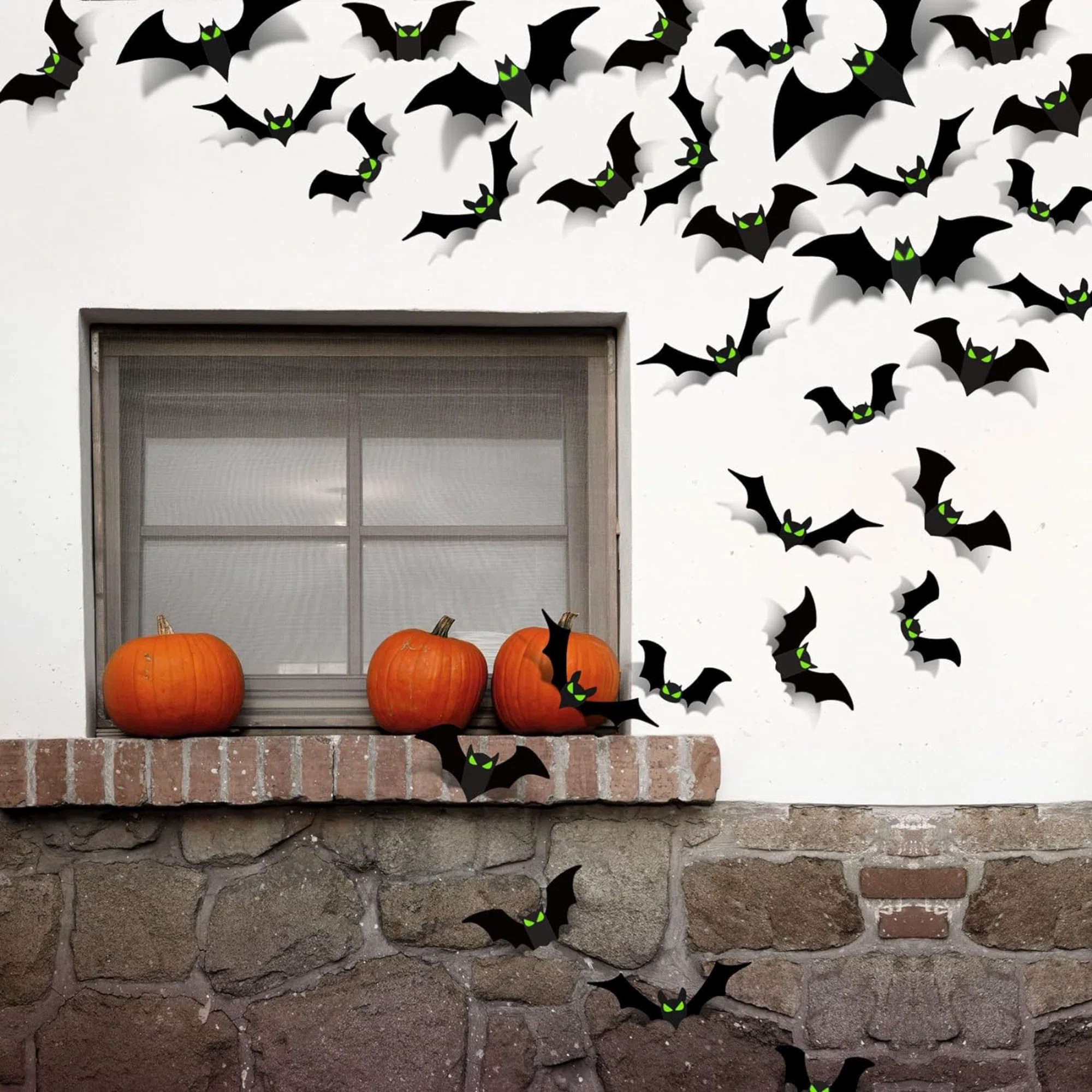 Halloween Decorations - Bats Wall Decor Halloween Decorations Indoor Halloween Party Decorations ... | Wayfair North America