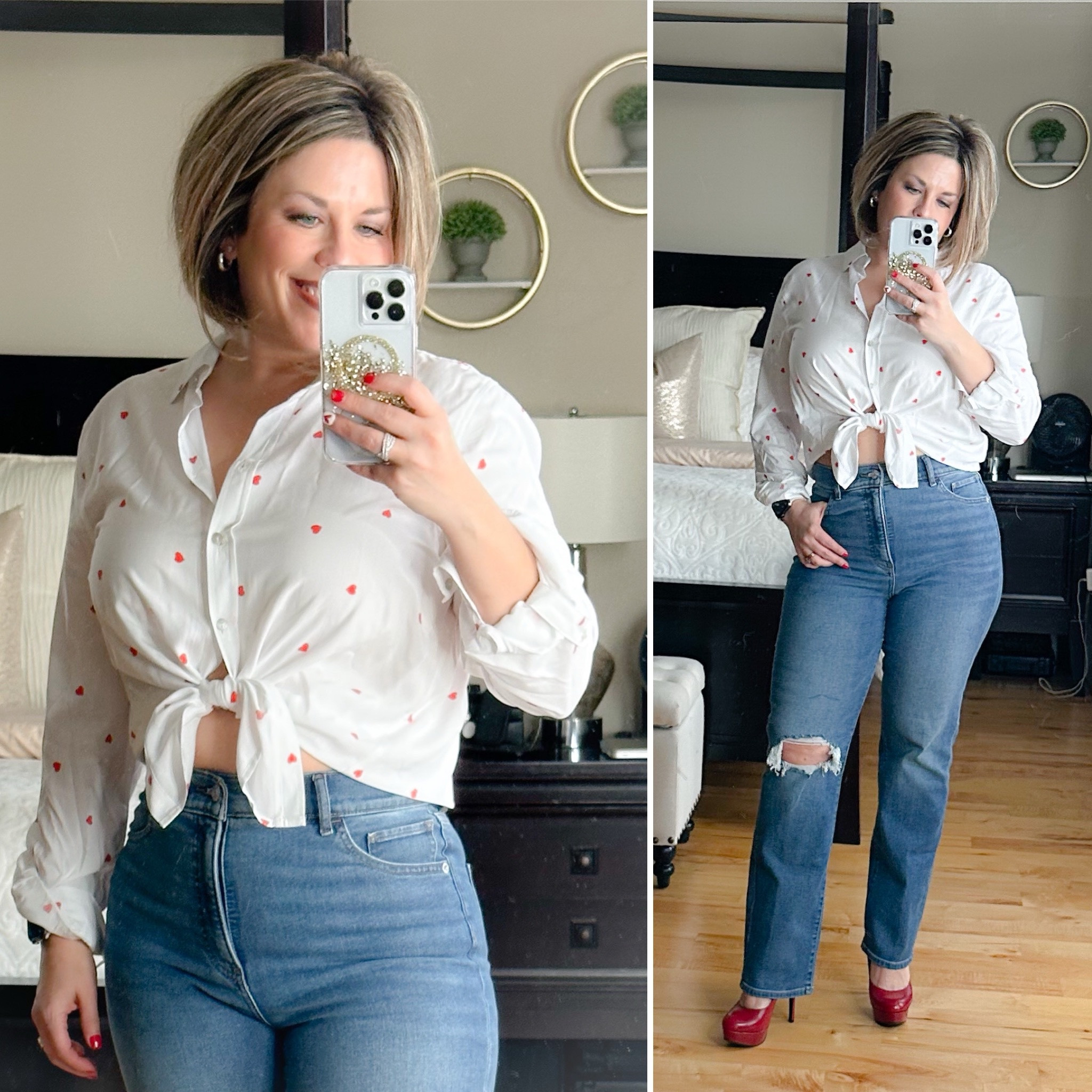 Be my Valentine! ♥️♥️♥️



Tags: heart shirt, heels, jeans, Valentines outfit, Valentine’s shirt

#LTKStyleTip #LTKSeasonal #LTKMidsize