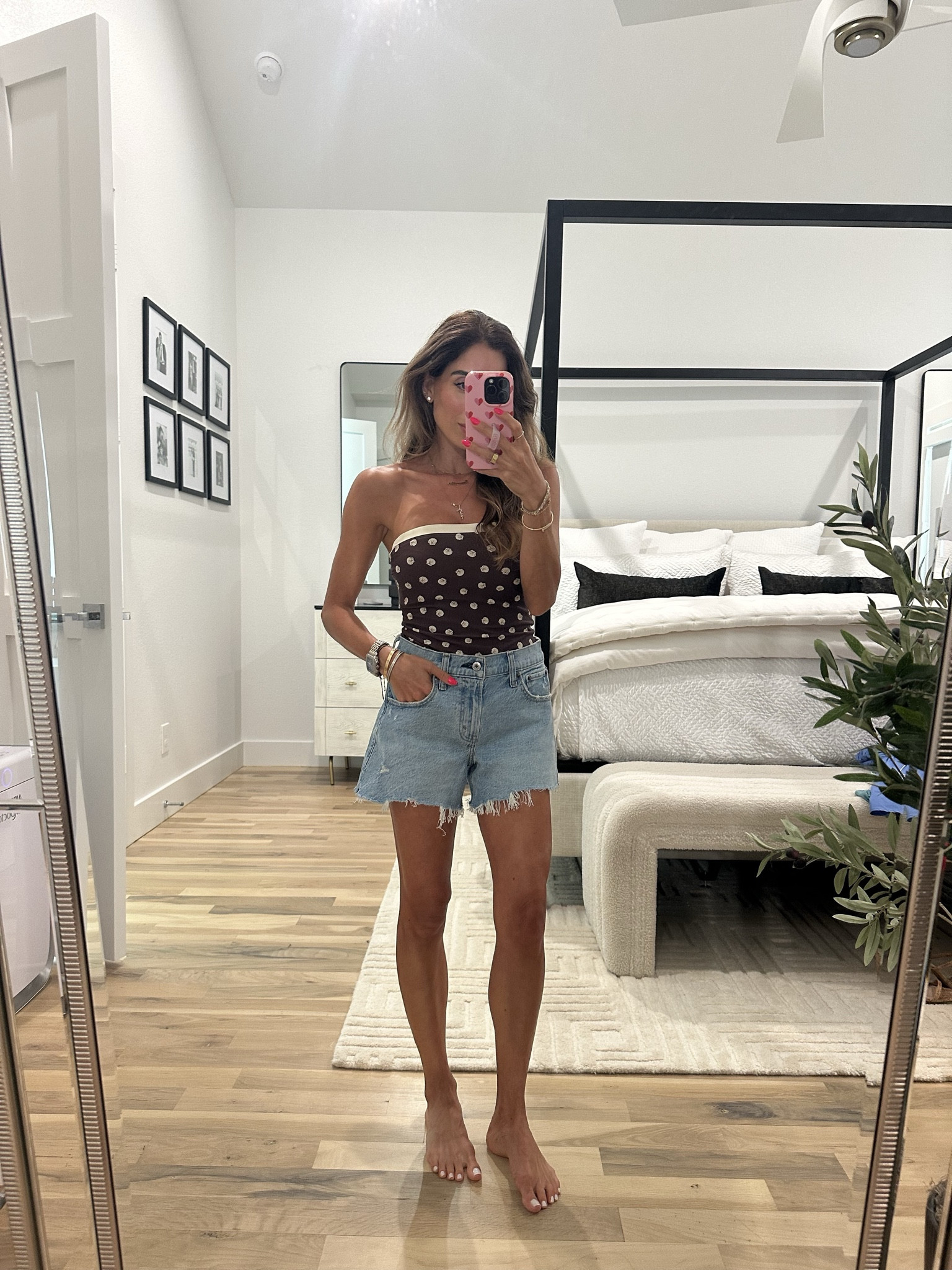 Resort wear denim shorts size 23 one piece swimsuit vacation 

#LTKFindsUnder100 #LTKFindsUnder50 #LTKSaleAlert