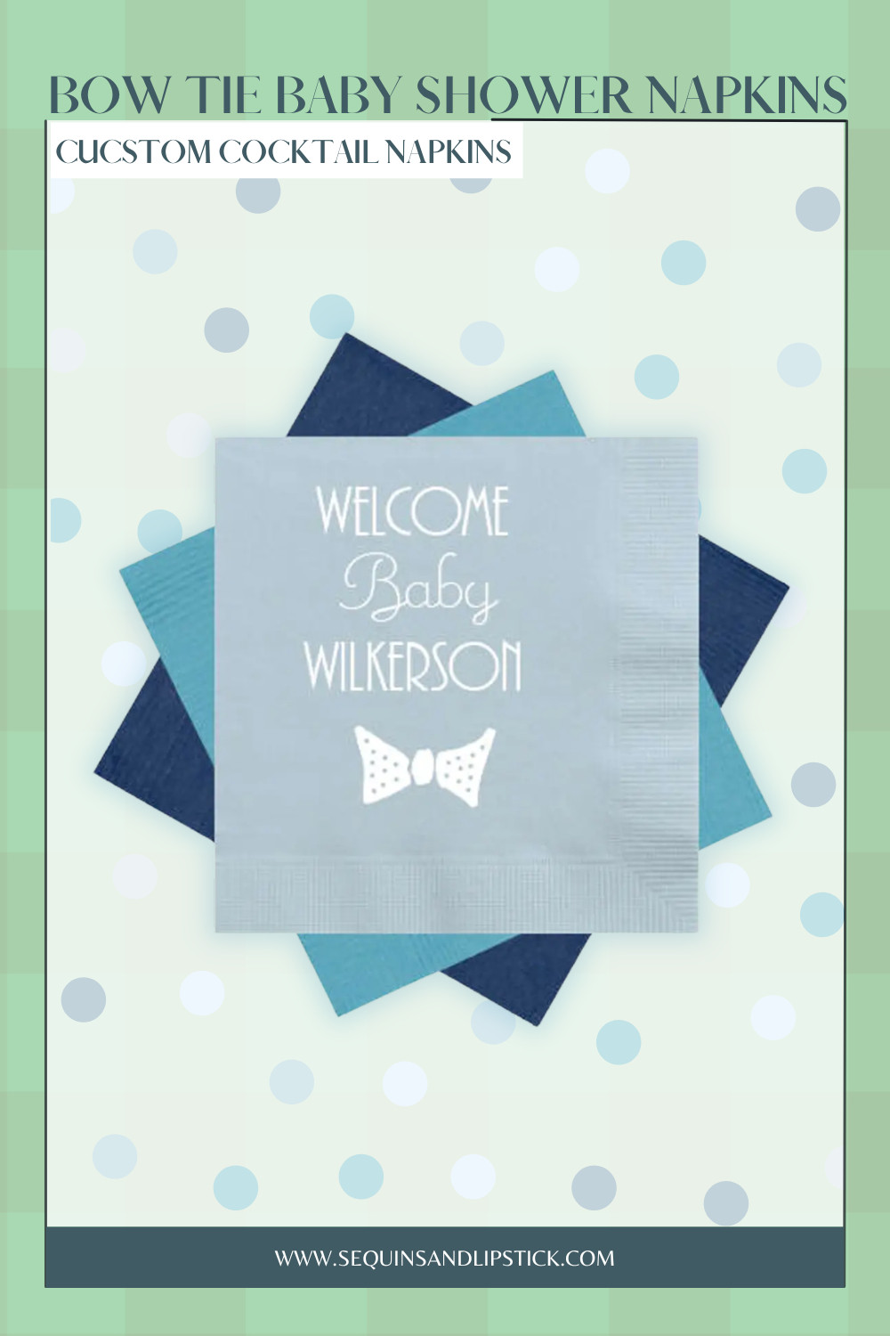 Add a charming and classic touch to your celebration with bow tie baby shower napkins 🎀✨ 

 #LTKmomlife #LTKfoodie #LTKSeasonal
