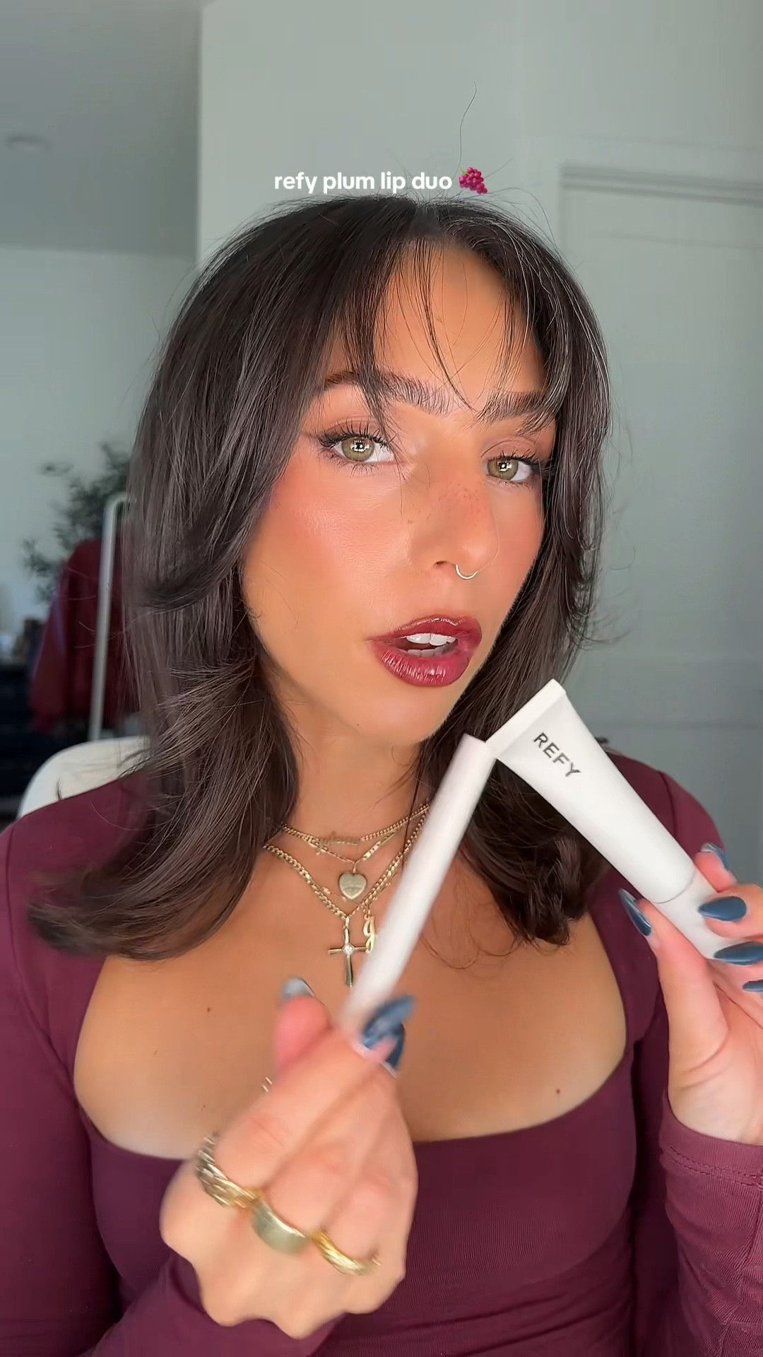 this REFY plum lip shade is amazing if you have green eyes btw 

available separately or in a set would be perfect for a holiday Christmas gift!

#LTKHoliday #LTKBeauty #LTKGiftGuide