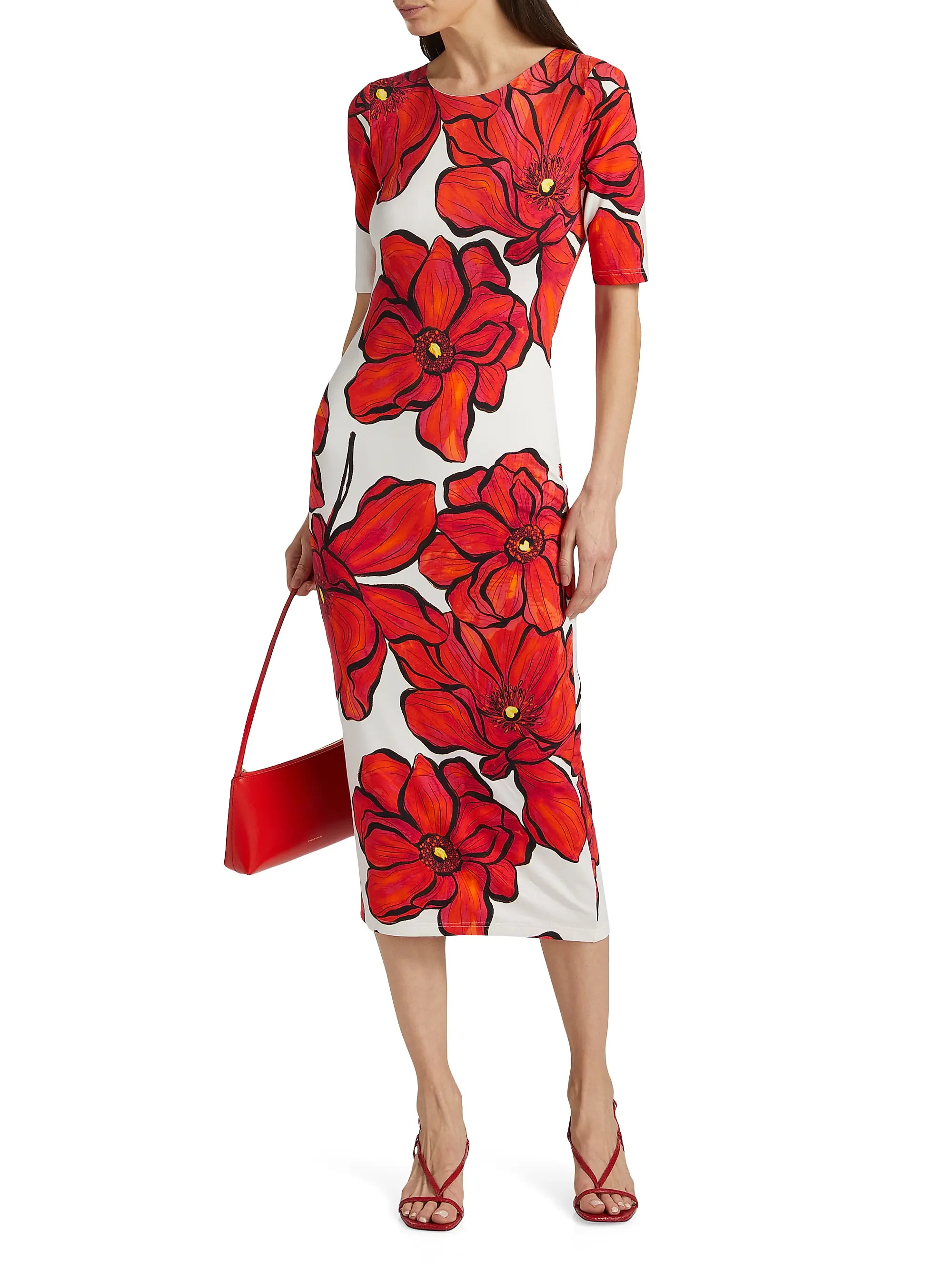 Windflower Jersey Sheath Dress | Saks Fifth Avenue