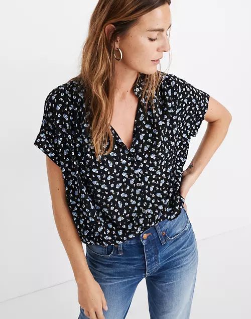 Central Drapey Shirt in Baby's Breath | Madewell