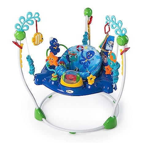 Baby Einstein Neptune's Ocean Discovery Activity Jumper, Ages 6 months +, Multicolored, 32 x 32 x... | Amazon (US)