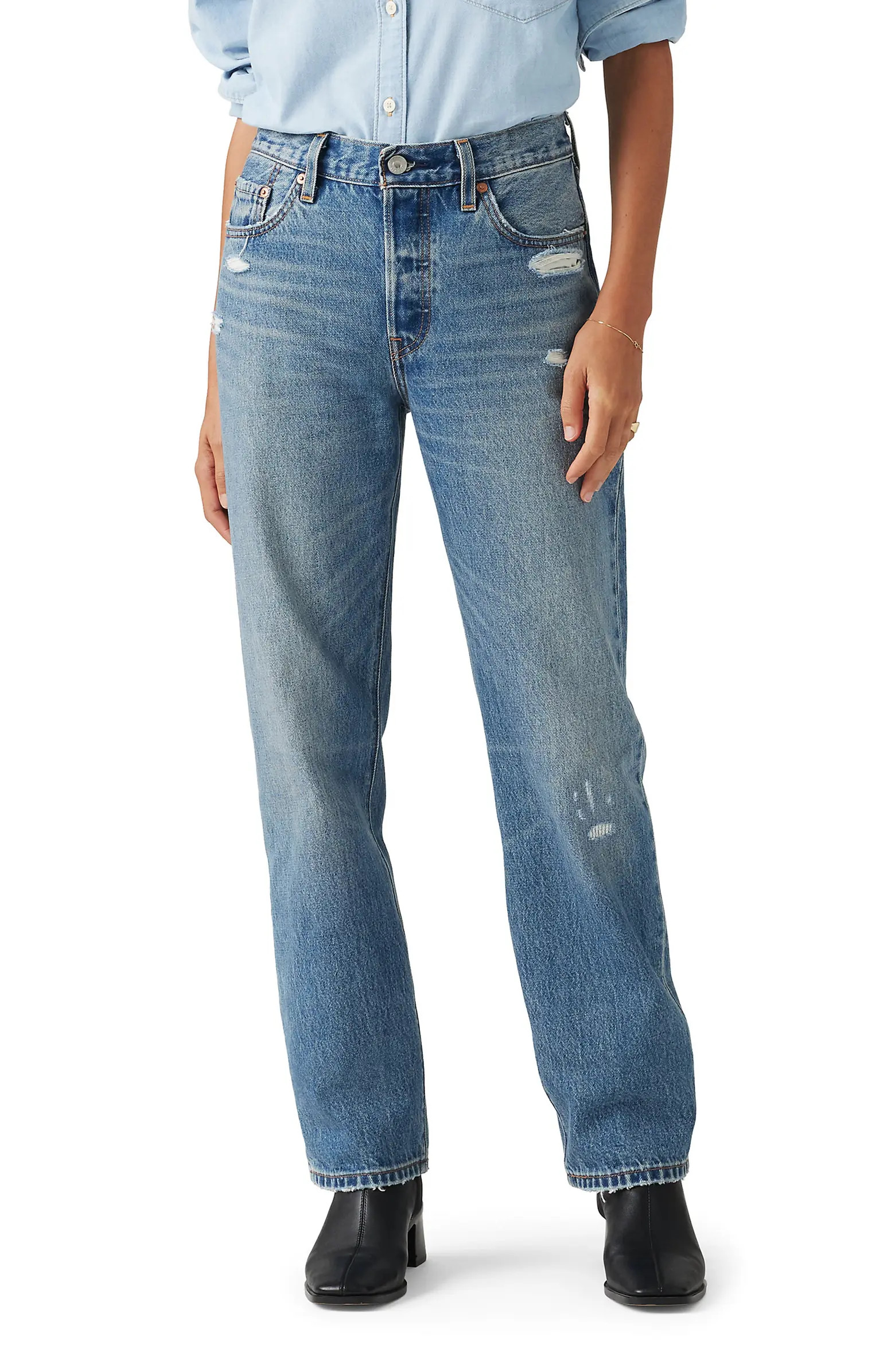 501® '90s High Waist Straight Leg Jeans | Nordstrom