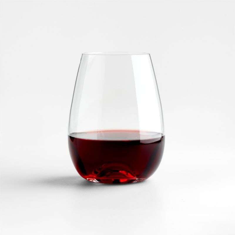 Lulie Stemless Red Wine Glass + Reviews | Crate & Barrel | Crate & Barrel